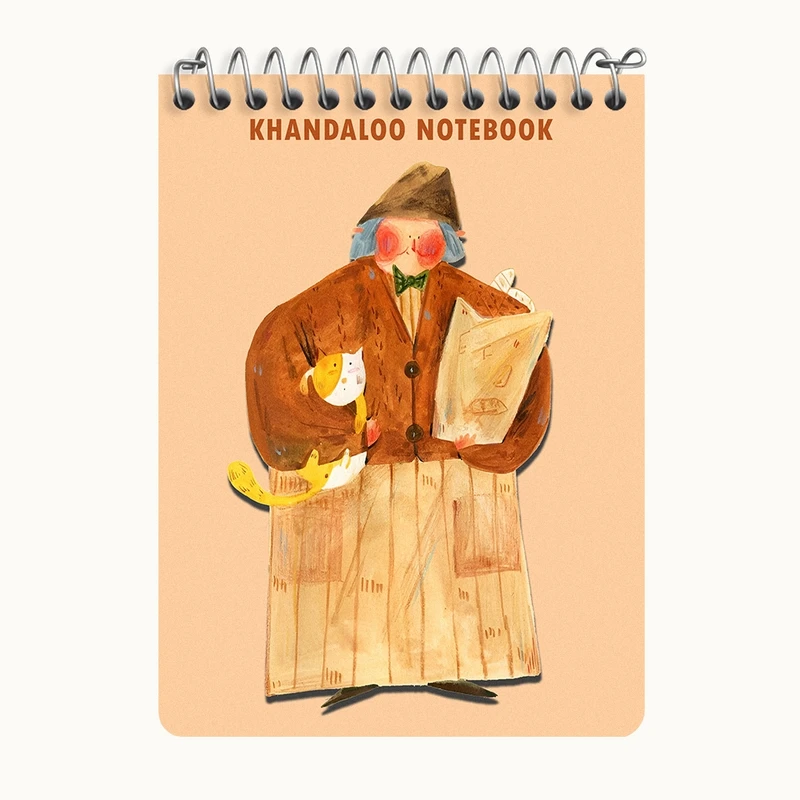 دفتر یادداشت 50 برگ خندالو طرح مادر بزرگ کیوت کد N5917