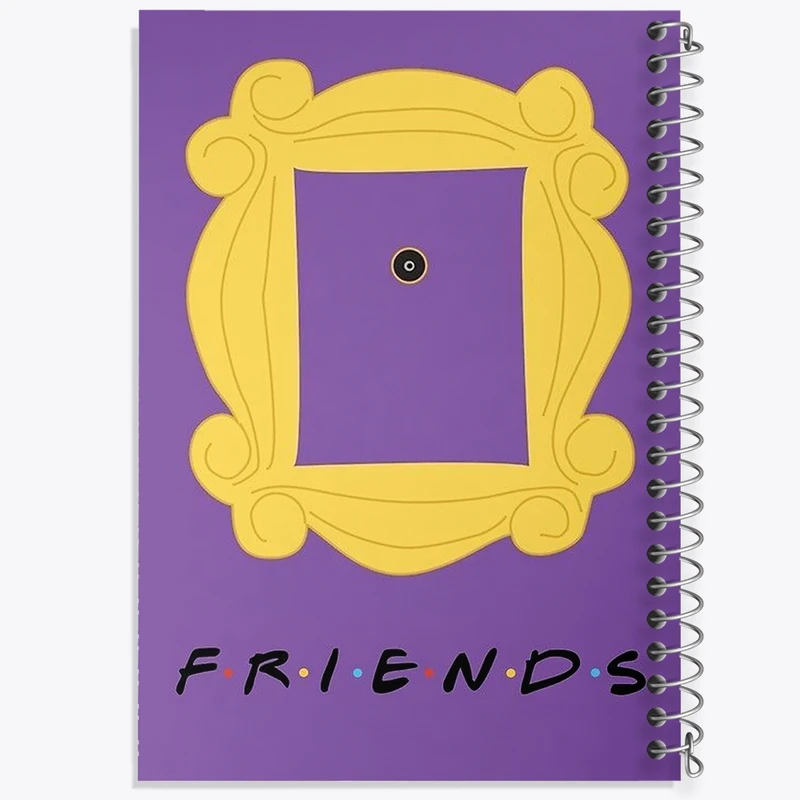 دفتر طراحی 50 برگ خندالو طرح سریال فرندز  Friends  کد 3144