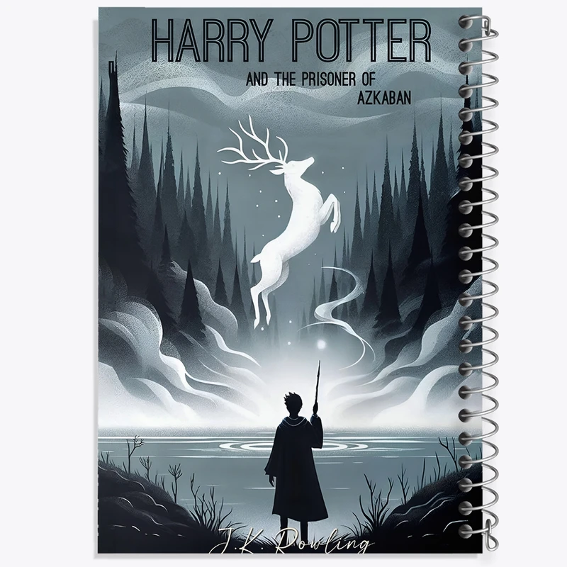 دفتر ژورنال نویسی 50 برگ خندالو مدل نقطه ای طرح هری پاتر (Harry Potter) کد F14161