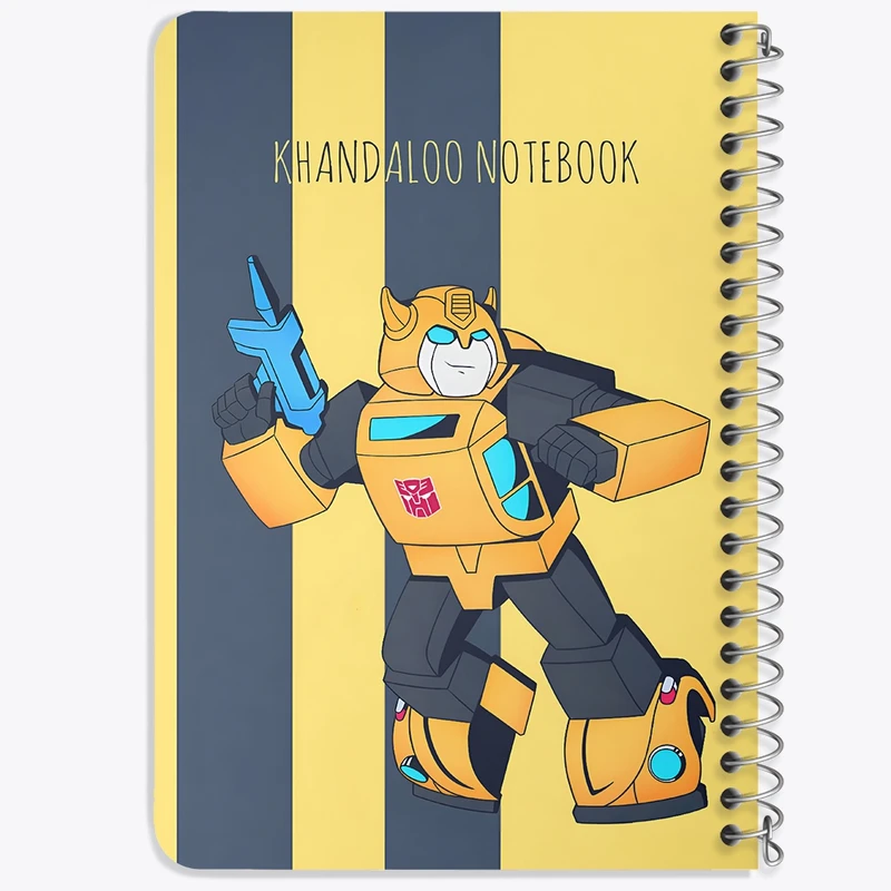 دفتر یادداشت 50 برگ خندالو طرح فیلم ترنسفورمرز (Bumblebee) کد N8935