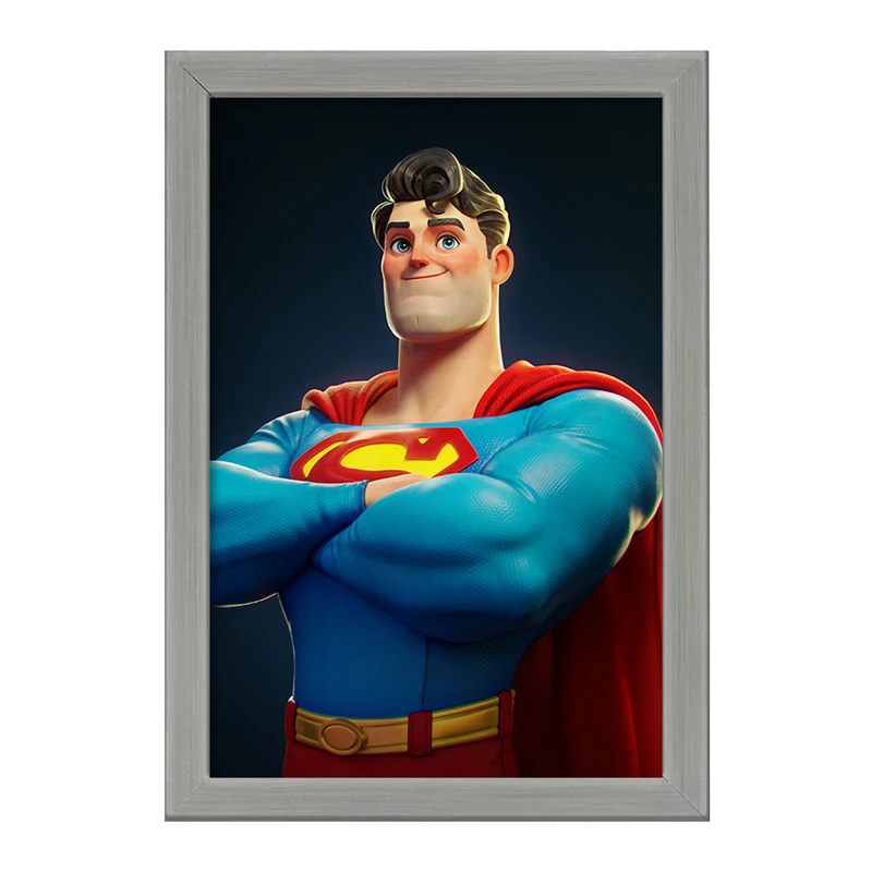 تابلو خندالو طرح سوپرمن (Superman) کد F384