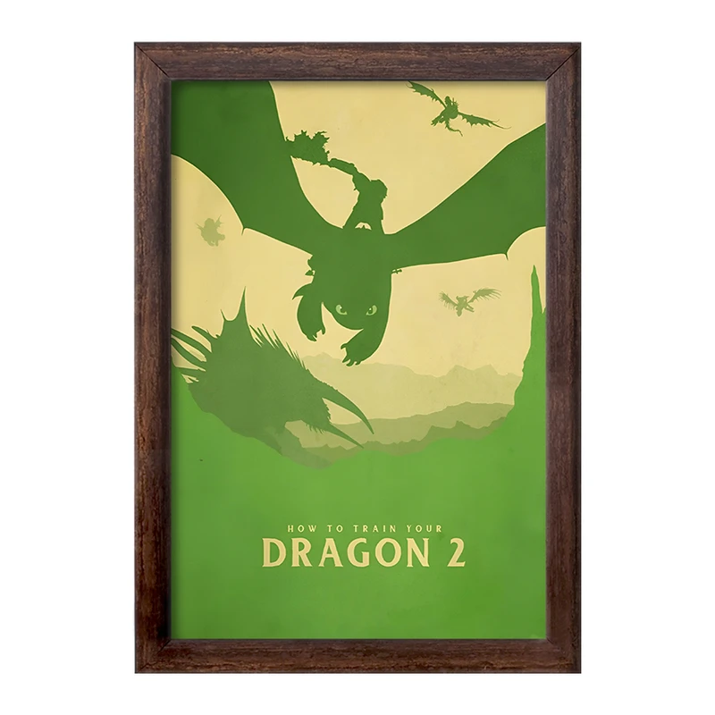 تابلو خندالو طرح اژدها سواران کد F13567