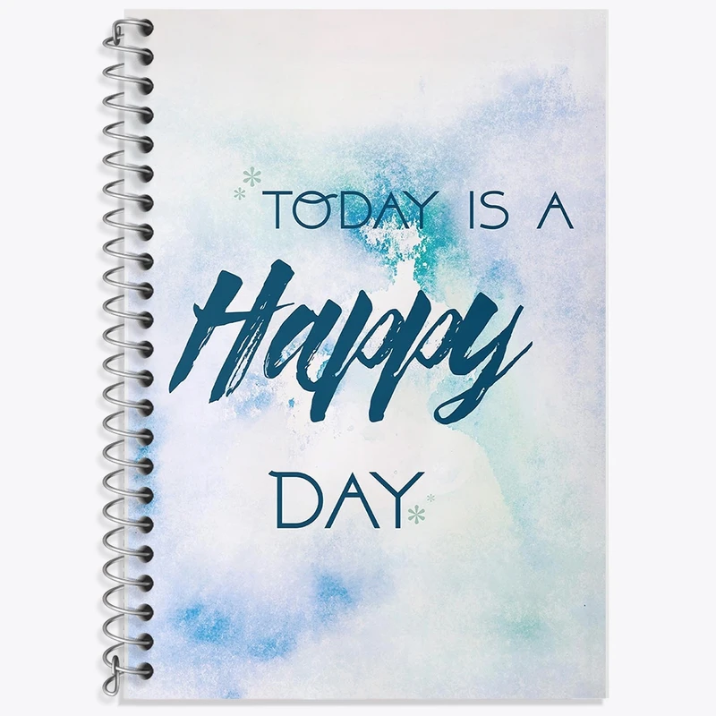 دفتر لغت 50 برگ خندالو طرح Today Is A Happy Day کد F11403