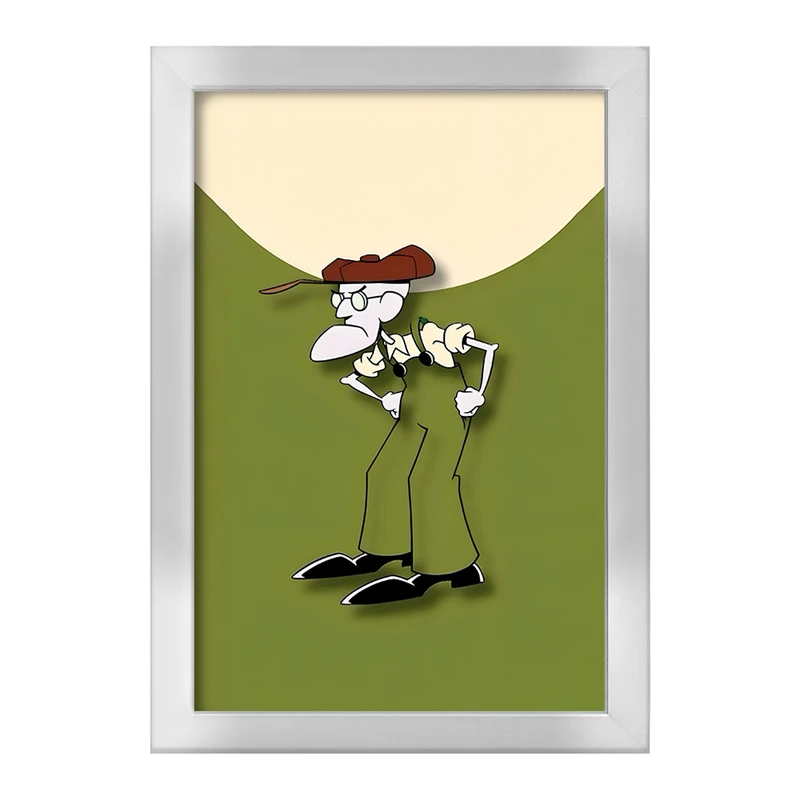 تابلو خندالو طرح شجاعت سگ ترسو (Courage the Cowardly Dog) کد F10806