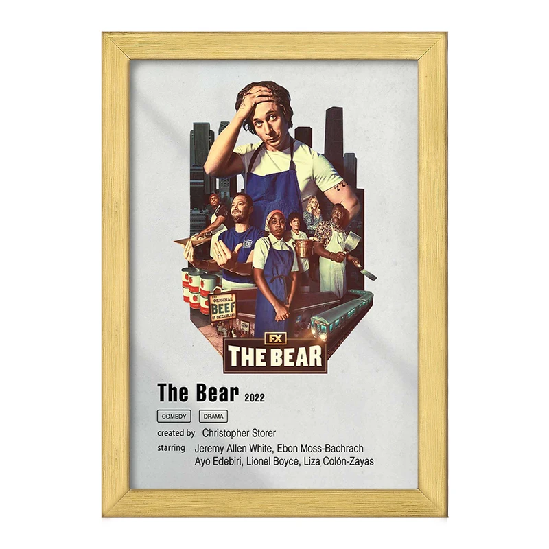 تابلو خندالو طرح خرس (The Bear) کد F11931