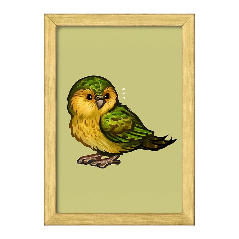 تابلو خندالو طرح گنجشک حیوانات بامزه  کد 21052