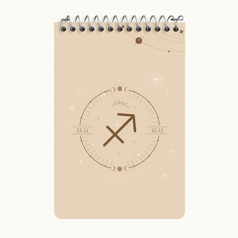 دفتر یادداشت 50 برگ خندالو طرح ماه تولد آذر کد F10891