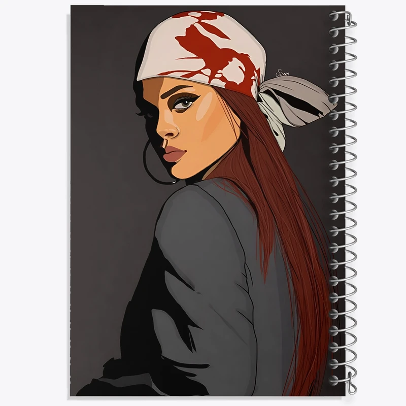 دفتر طراحی 50 برگ خندالو طرح دخترانه کد F10219