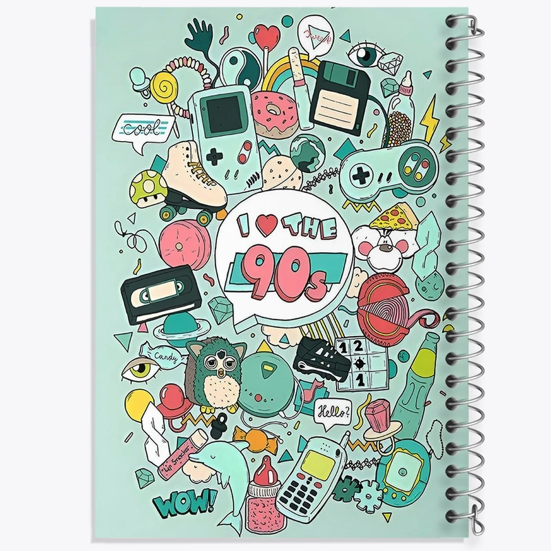 دفتر ژورنال نویسی 50 برگ خندالو مدل نقطه ای طرح بازی کد F9687