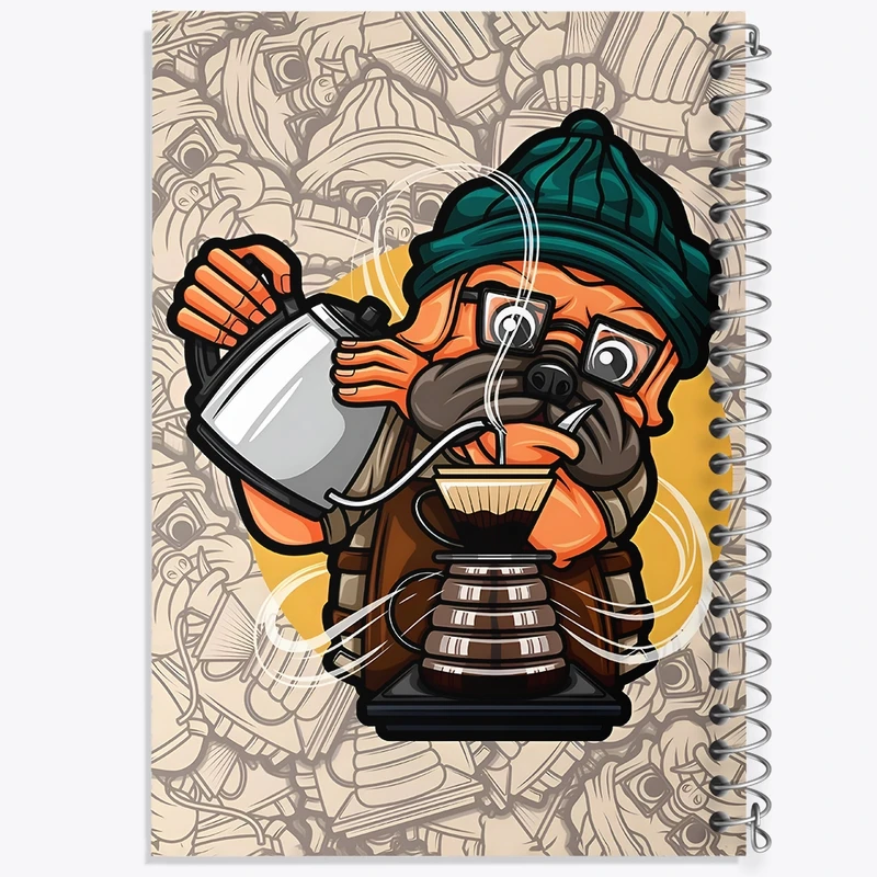 دفتر لیست خرید 50 برگ خندالو طرح سگ باریستا کد F10542