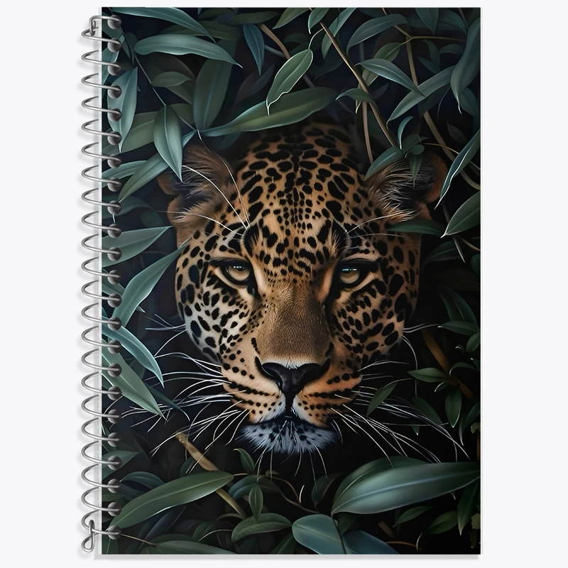 دفتر لغت 50 برگ خندالو طرح پلنگ کد F9958