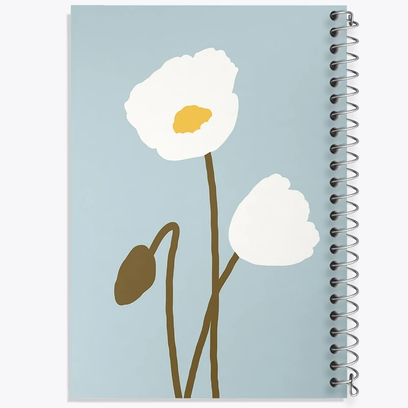 دفتر طراحی 50 برگ خندالو طرح گل کد F1546