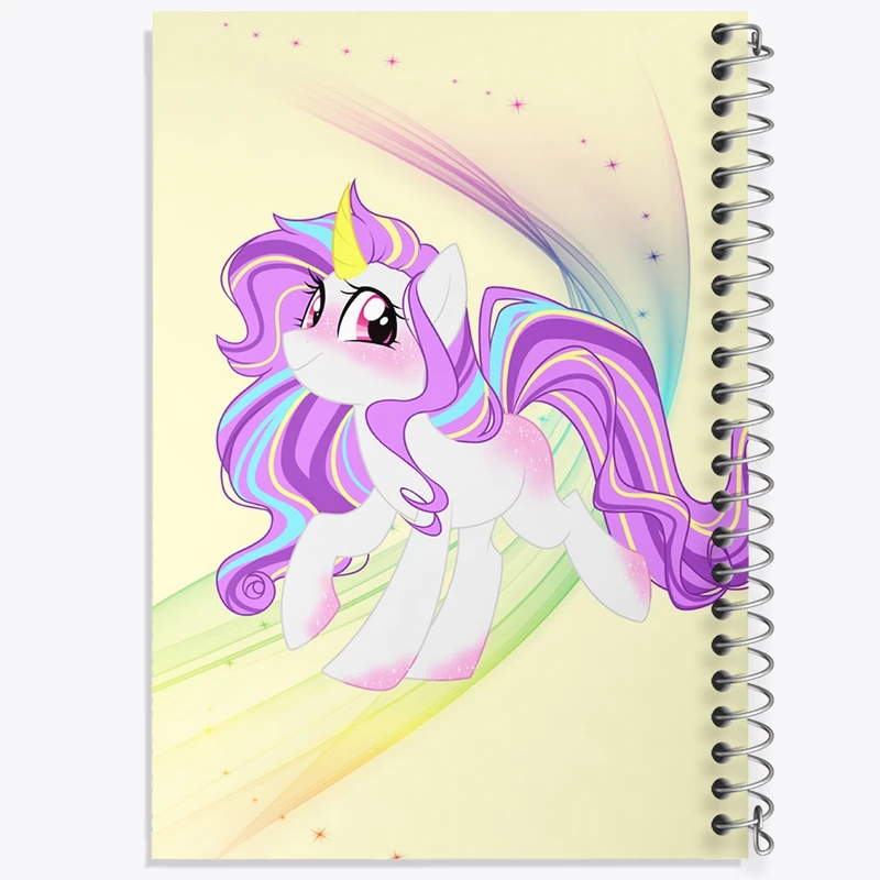 دفتر طراحی 50 برگ خندالو طرح اسب پونی کد 24846