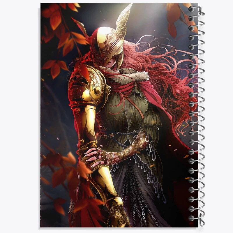 دفتر طراحی 50 برگ خندالو طرح بازی الدن رینگ (Elden Ring) کد 31282