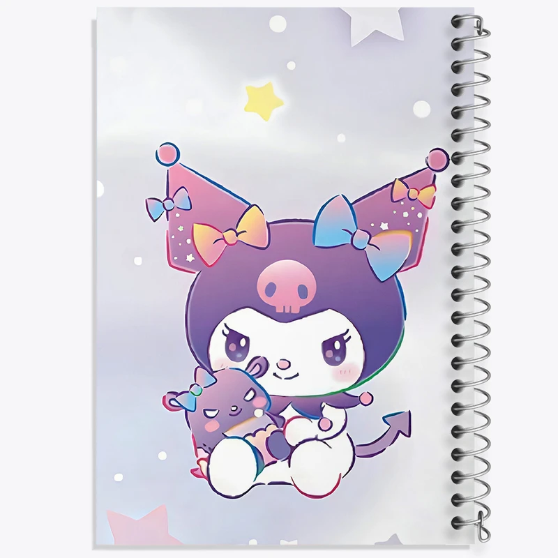 دفتر مشق 100 برگ خندالو طرح کرومی (Kuromi) کد N6849