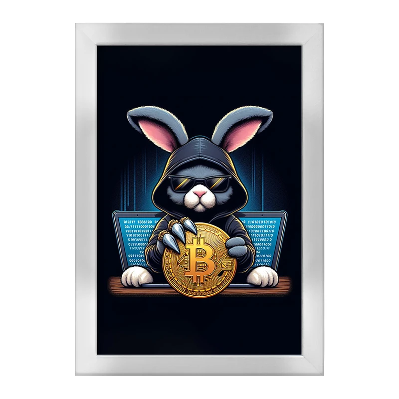 تابلو خندالو طرح بیت کوین (Bitcoin) کد F1643