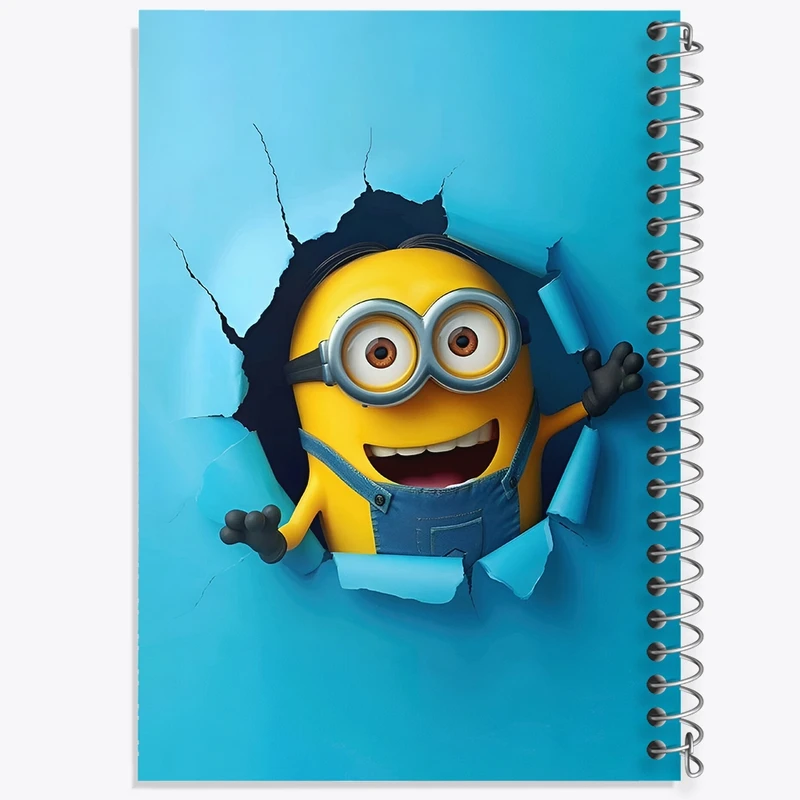 دفتر لیست خرید 50 برگ خندالو طرح مینیون‌ها (Minions) کد F3386