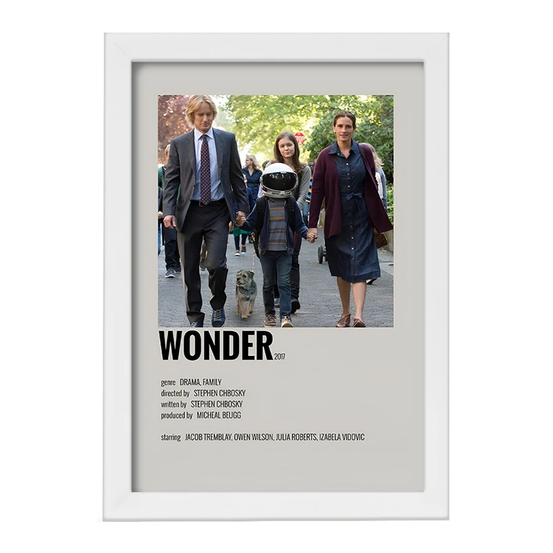 تابلو خندالو طرح اعجوبه (Wonder) کد F13356