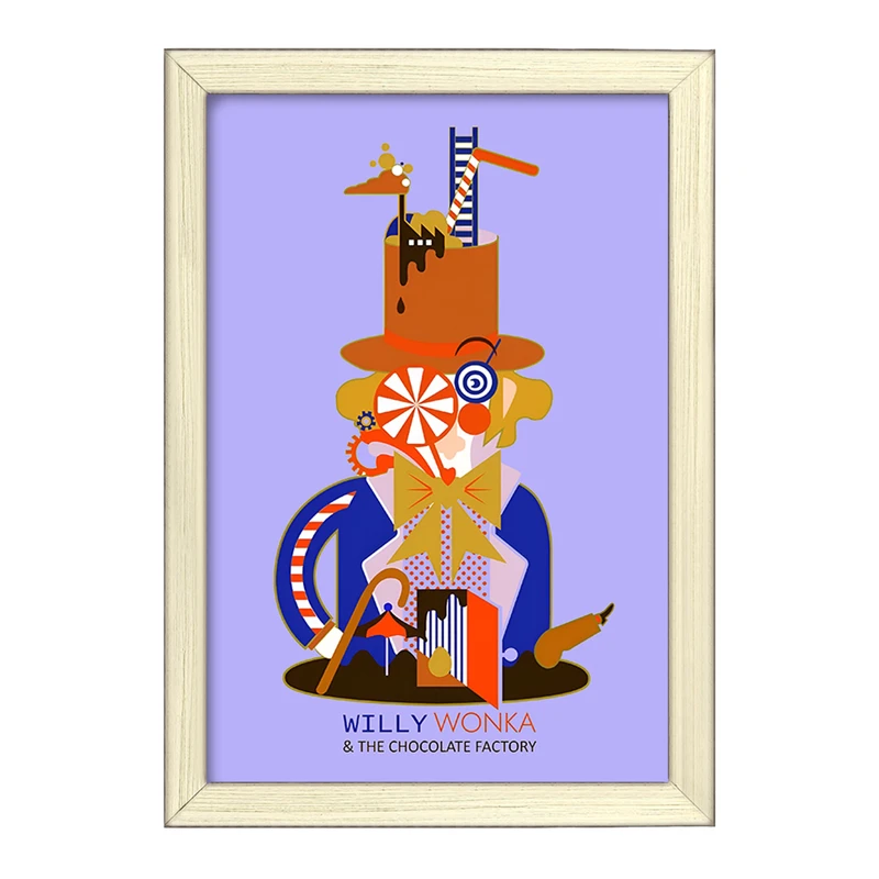 تابلو خندالو طرح ویلی وانکا (Willy Wonka) کد F8820