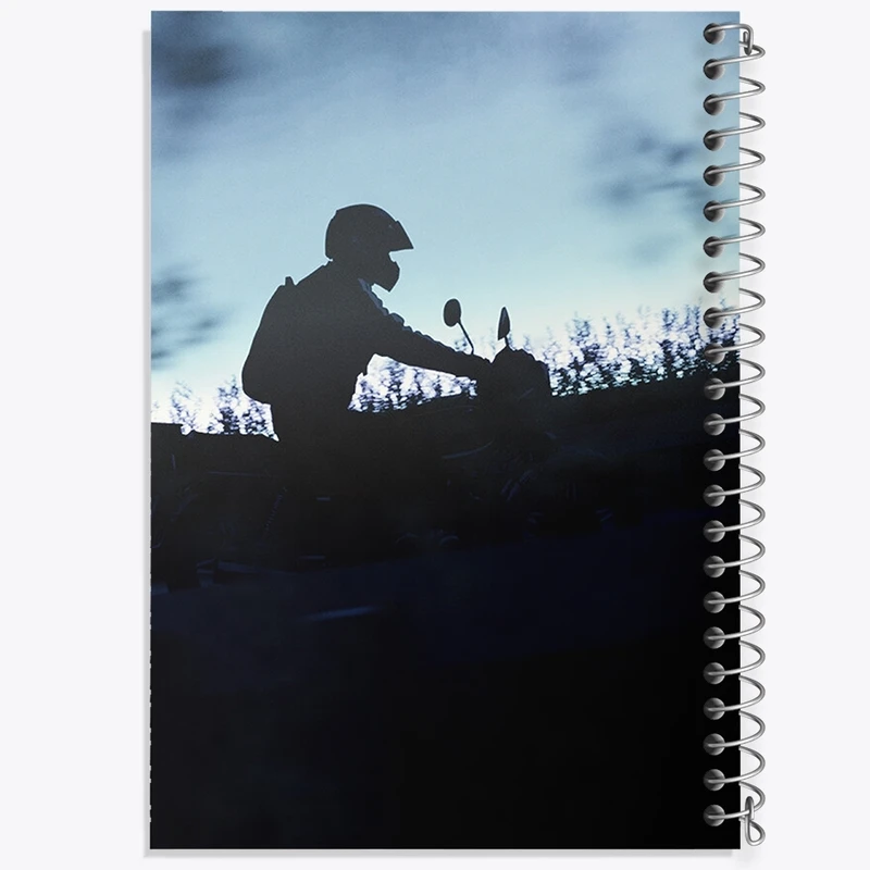 دفتر طراحی 50 برگ خندالو طرح موتور سیکلت (Motorcycle) کد F1172