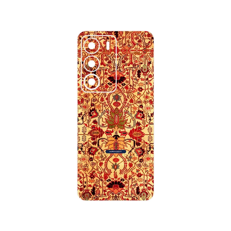 برچسب پوششی ماهوت مدل Persian_Carpet_Yellow مناسب برای گوشی موبایل ریلمی C71