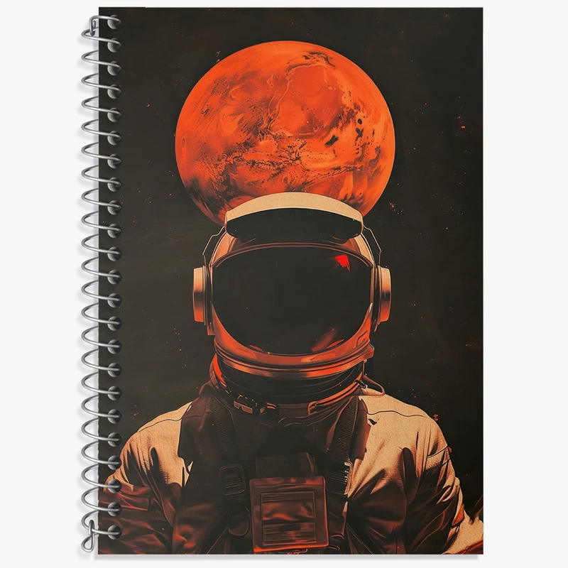 دفتر نت موسیقی 50 برگ خندالو طرح فضانورد کد F3045