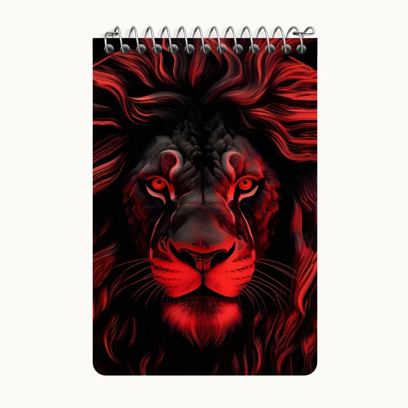 دفتر یادداشت 50 برگ خندالو طرح شیر کد F9023