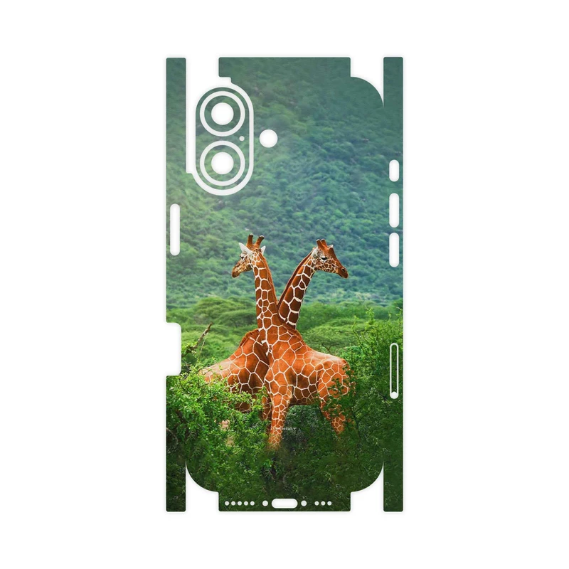 برچسب پوششی ماهوت مدل Giraffe-FullSkin مناسب برای گوشی موبایل اپل iPhone 17