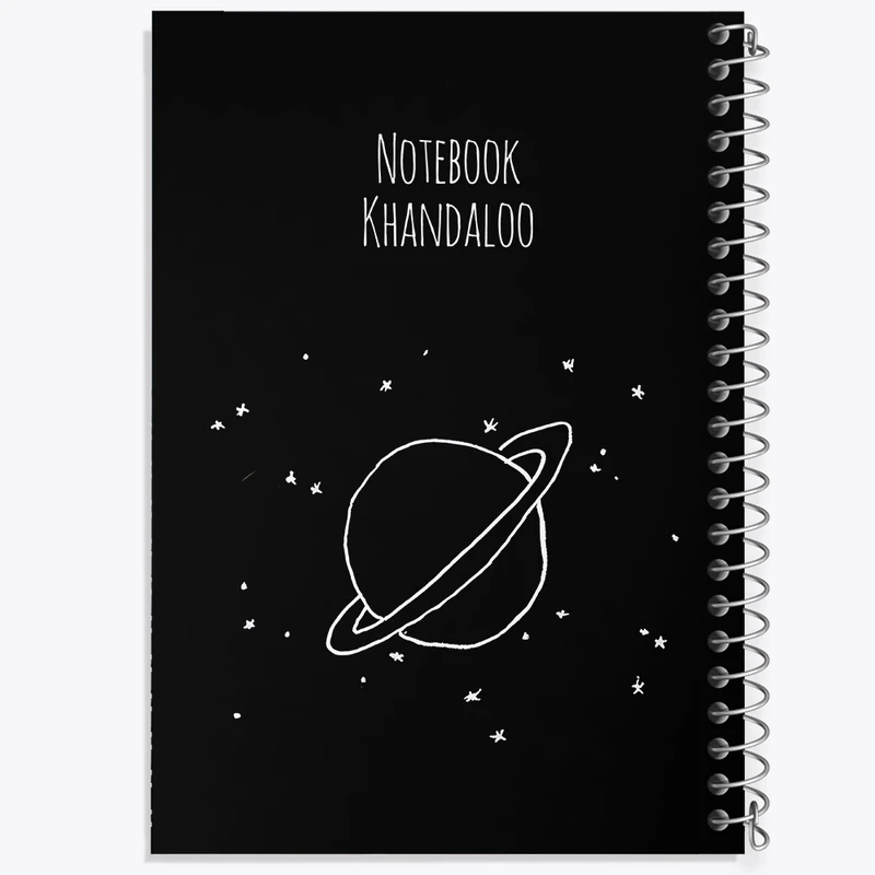 دفتر مشق 100 برگ خندالو طرح فضایی کد N7692