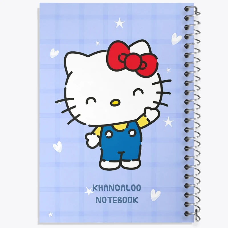 دفتر شطرنجی 50 برگ خندالو طرح هلو کیتی (Hello Kitty) کد N9098