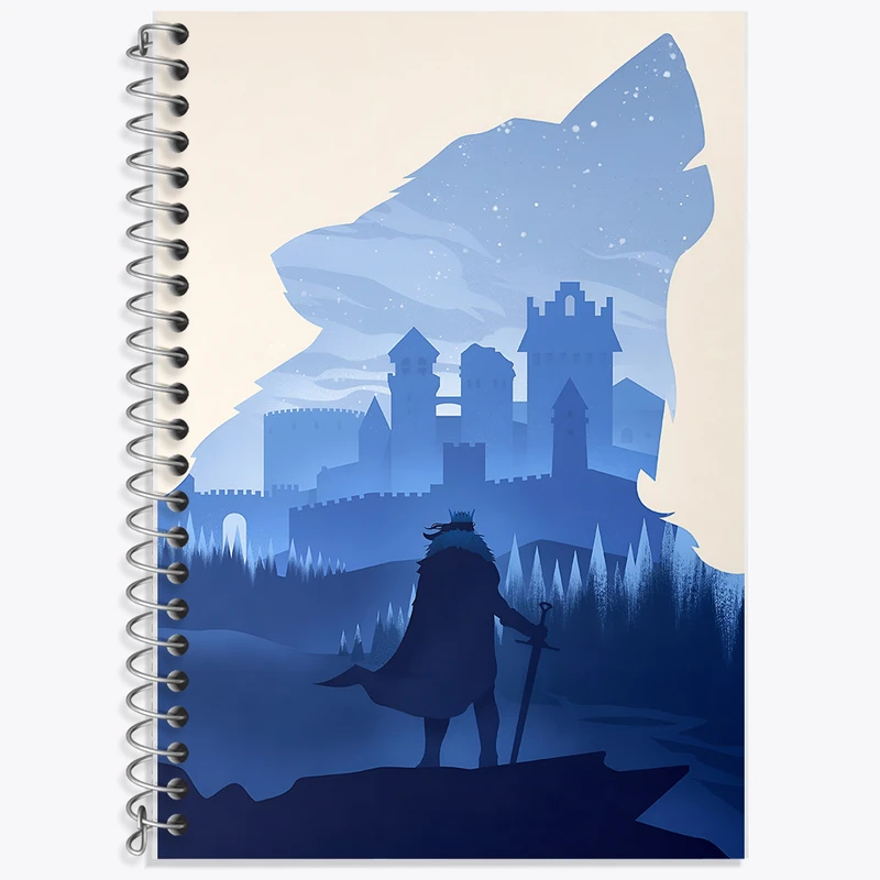 دفتر نت موسیقی 50 برگ خندالو طرح گیم اف ترونز (Game of Thrones) کد F11127