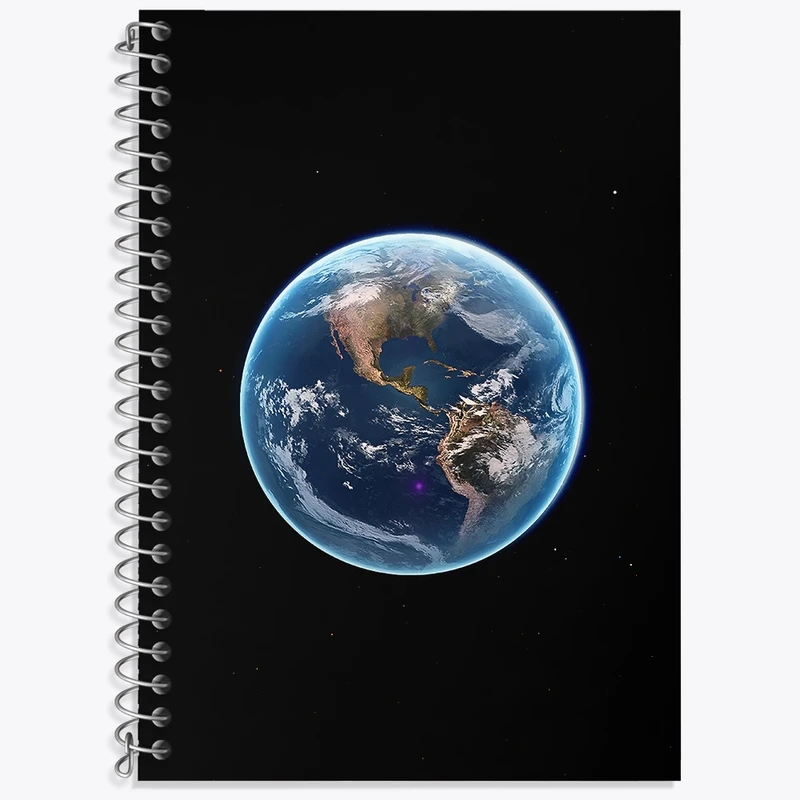 دفتر لغت 50 برگ خندالو طرح زمین کد N7897