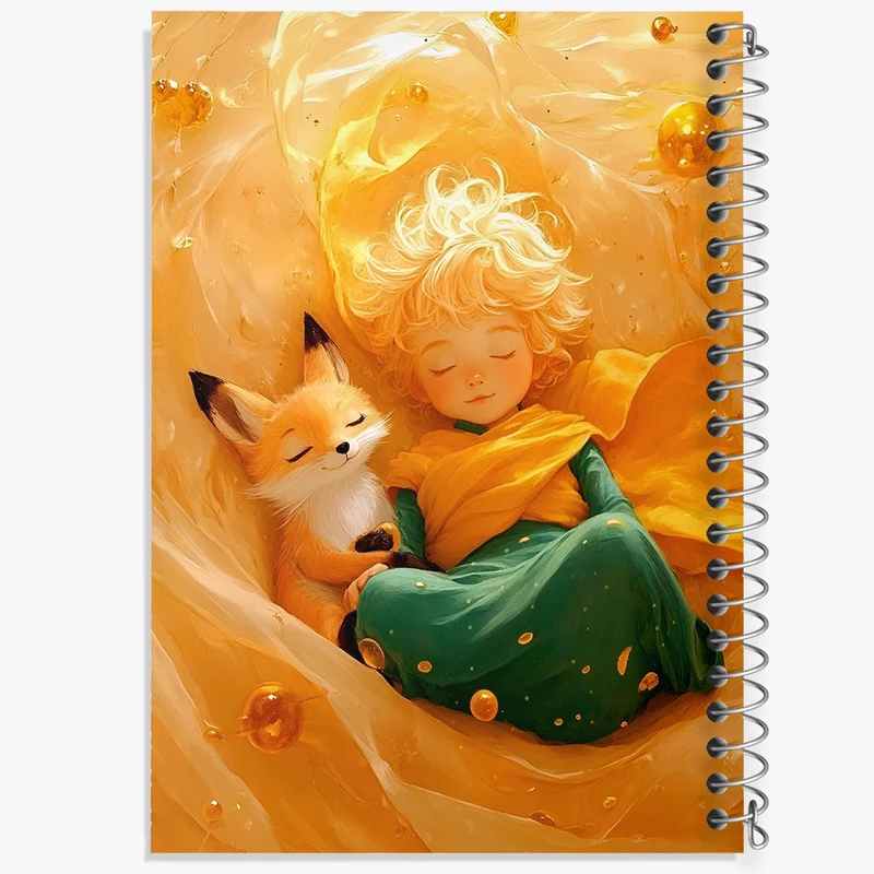 دفتر مشق 50 برگ خندالو طرح شازده کوچولو کد F8882