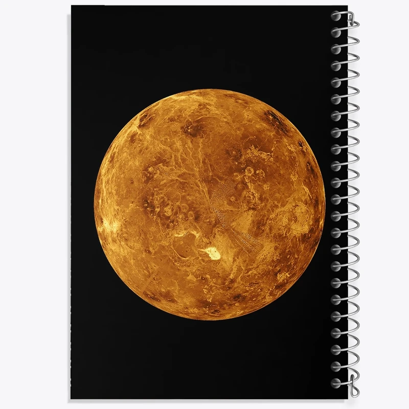 دفتر طراحی 50 برگ خندالو طرح سیاره زهره کد 25354