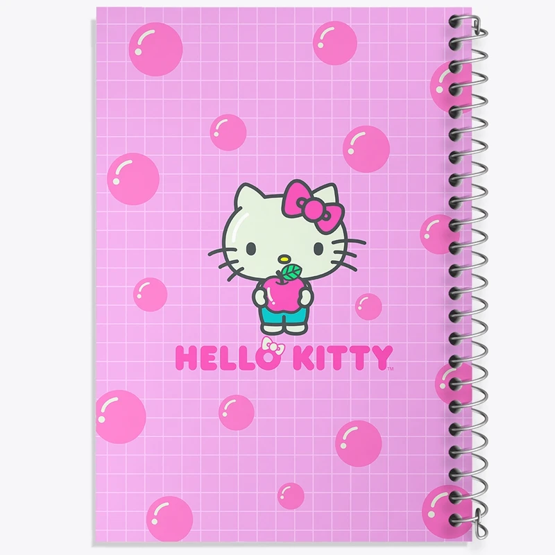 دفتر ژورنال نویسی 50 برگ خندالو مدل نقطه ای طرح هلو کیتی (Hello Kitty) کد N9097