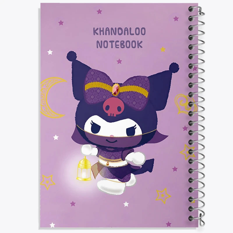 دفتر نقاشی 50 برگ خندالو طرح کرومی (Kuromi) کد N9016