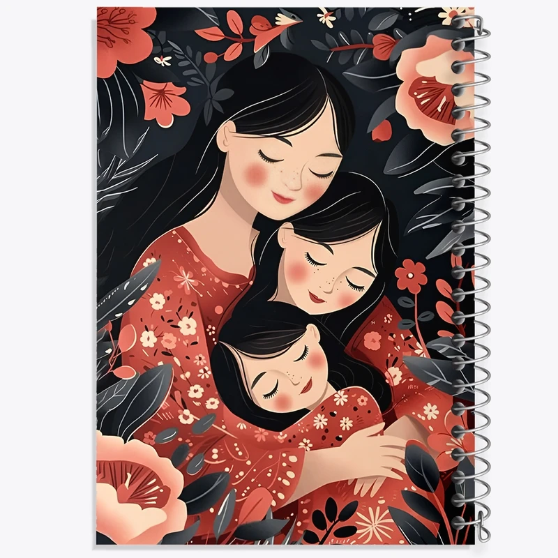 دفتر طراحی 50 برگ خندالو طرح مادر و دخترها کد F12609