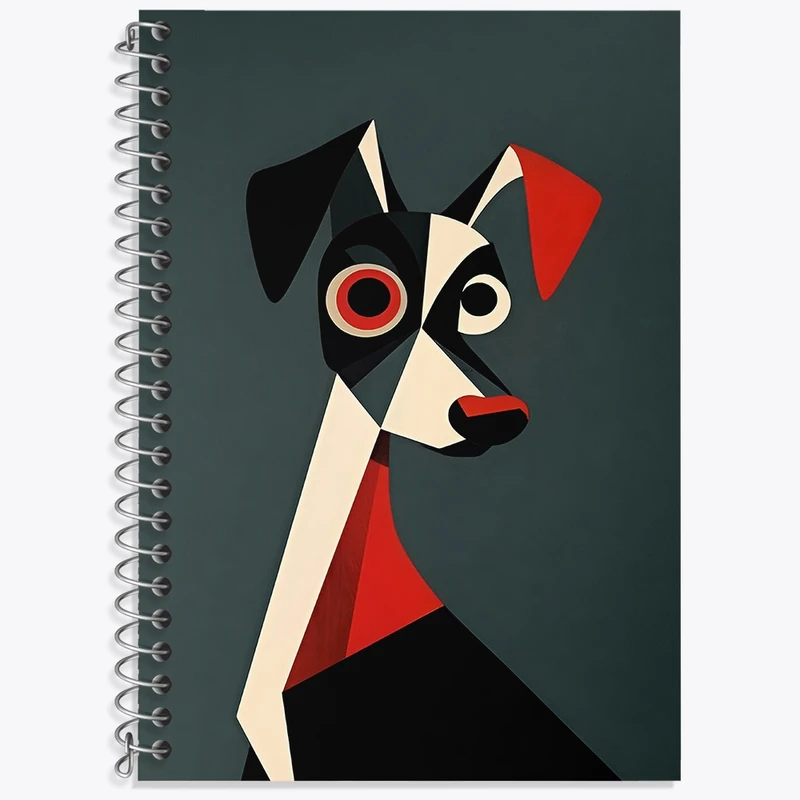 دفتر لغت 50 برگ خندالو طرح سگ (Dog) کد F4621