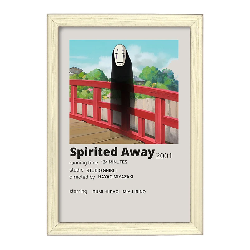 تابلو خندالو طرح انیمه شهر اشباح (Spirited Away) کد F13198