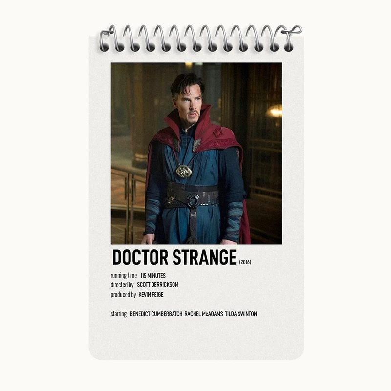 دفتر یادداشت 50 برگ خندالو طرح دکتر استرنج (Doctor Strange) کد F13135