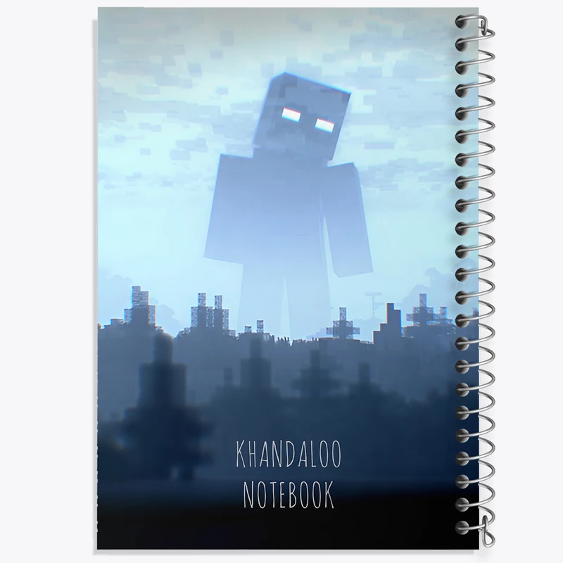دفتر نقاشی 50 برگ خندالو طرح بازی ماینکرافت (Minecraft) کد N8740