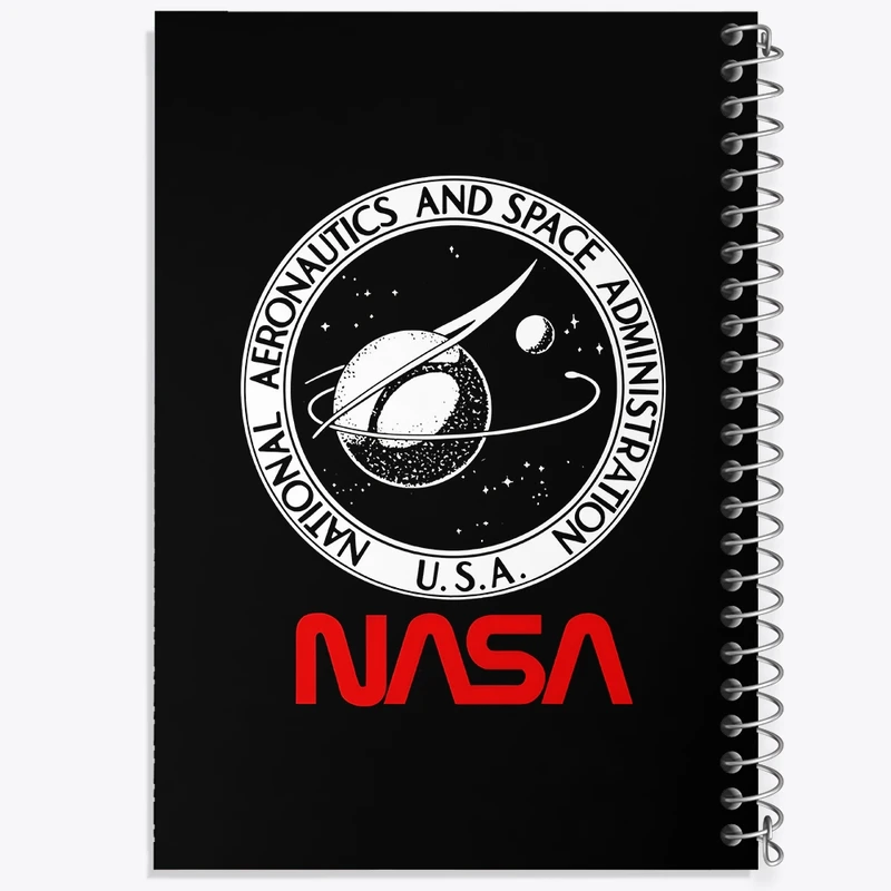 دفتر شطرنجی 50 برگ خندالو طرح ناسا (Nasa) کد F4597