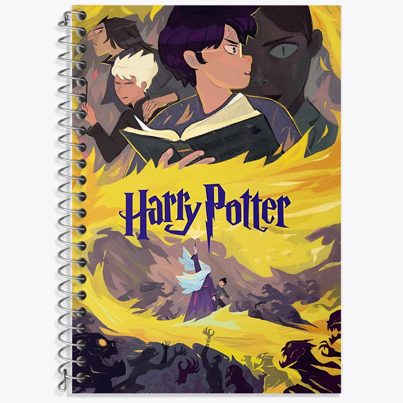 دفتر نت موسیقی 50 برگ خندالو طرح هری پاتر (Harry Potter) کد F8633