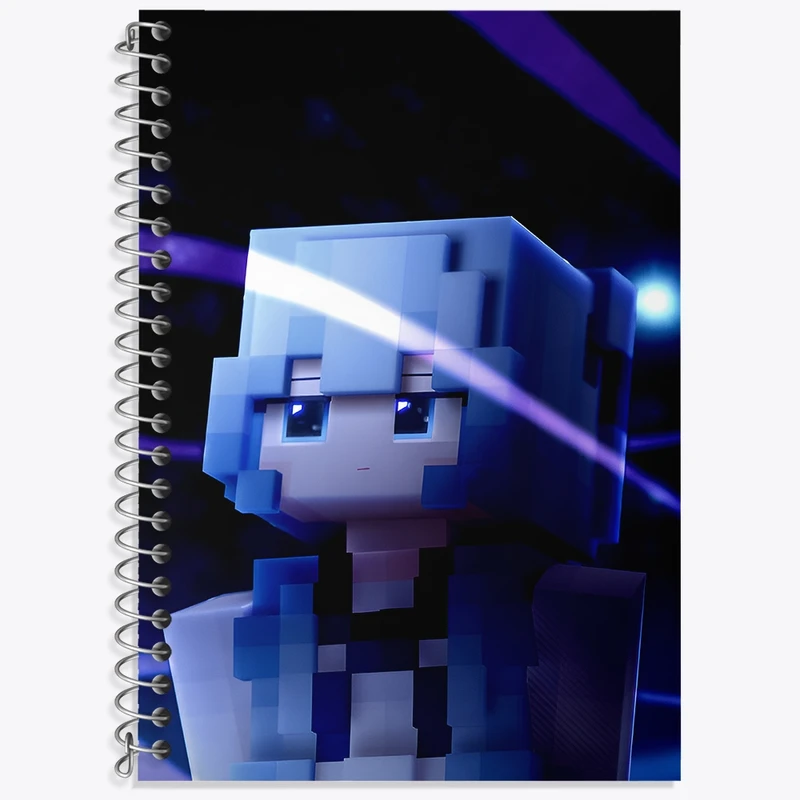 دفتر لغت 50 برگ خندالو طرح بازی ماینکرافت (Minecraft) کد N8739