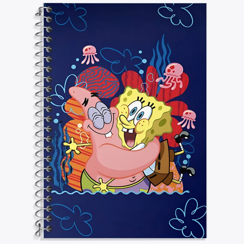 دفتر نت موسیقی 50 برگ خندالو طرح باب اسفنجی و پاتریک کد F14399