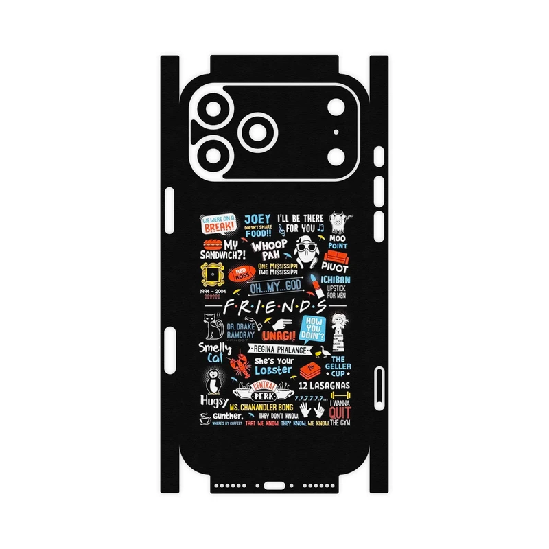 برچسب پوششی ماهوت مدل Friends 2-FullSkin مناسب برای گوشی موبایل اپل iPhone 17 Pro Max