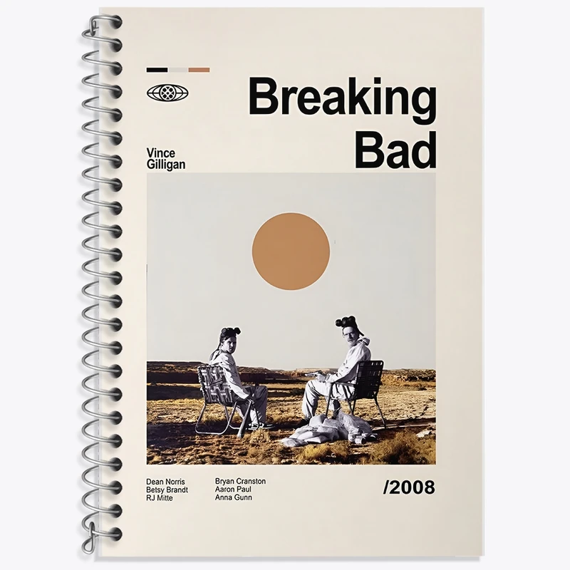 دفتر لغت 50 برگ خندالو طرح برکینگ بد (Breaking Bad) کد F13847