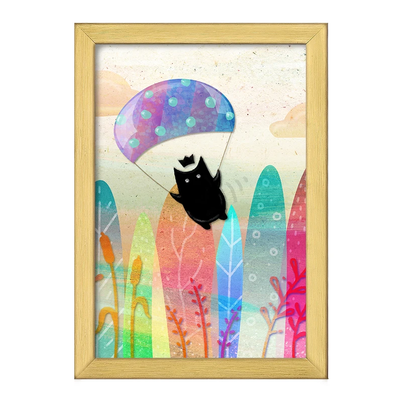 تابلو خندالو طرح گربه (Cat) کد F933