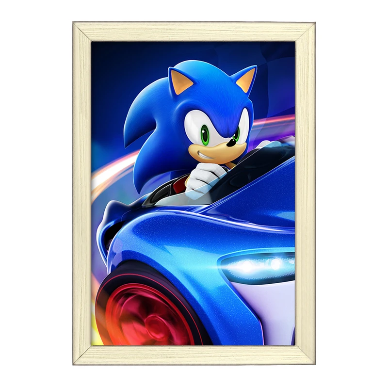 تابلو خندالو طرح سونیک (Sonic) کد F954
