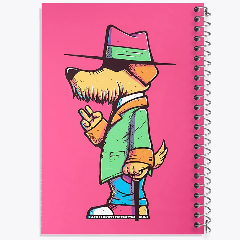 دفتر مشق 50 برگ خندالو طرح سگ کاراگاه کد N6242